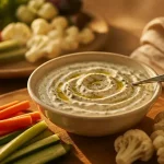 Sauce crudité pour apéro au fromage blanc et ciboulette