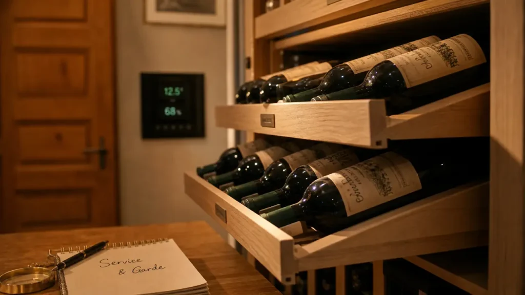 Cave à vin : service, vieillissement ou multi-températures, lequel choisir selon votre usage ?