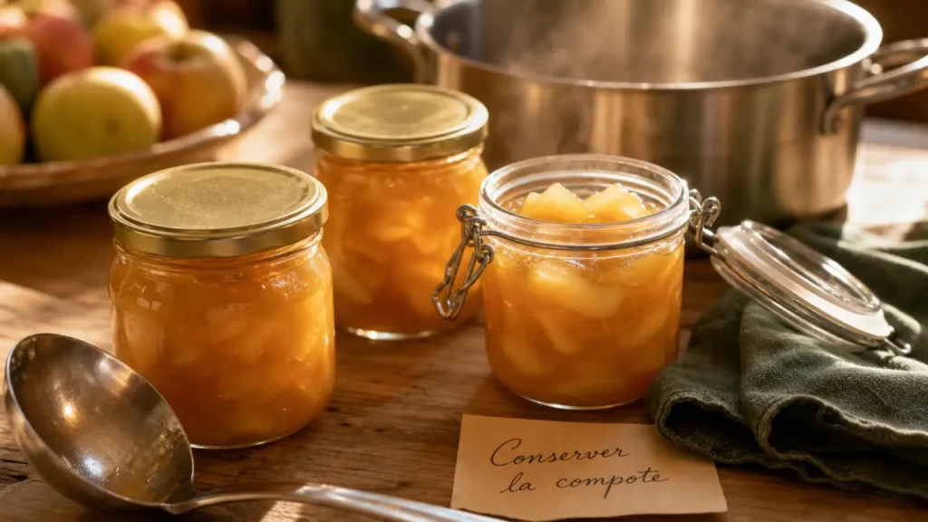 Compote maison : 4°C, 6 mois ou bocaux stérilisés, la bonne méthode