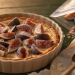 Tarte aux figues congelées, texture fondante et quartiers givrés