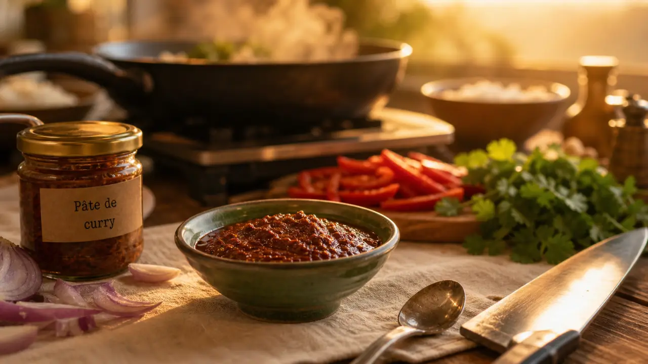 Recette avec pate de curry : pâte maison, dosage et ingrédients