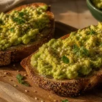 Recettes toast avocat : toast à l’avocat sur pain au levain