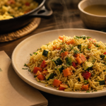 Riz en accompagnement recettes : riz basmati safrané aux légumes
