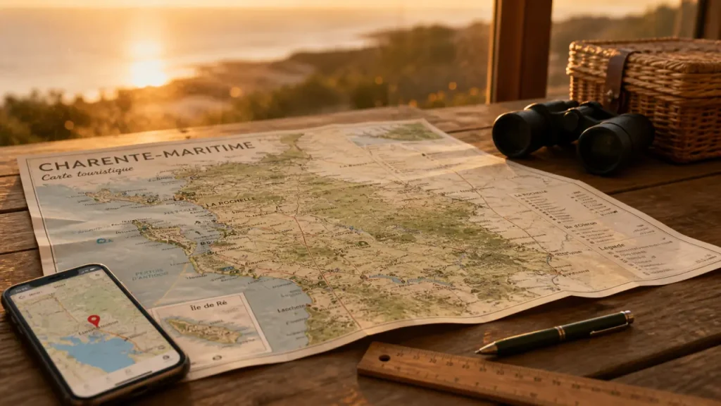 Carte tourisme Charente-Maritime : localiser les sites, télécharger un PDF et préparer ses vacances