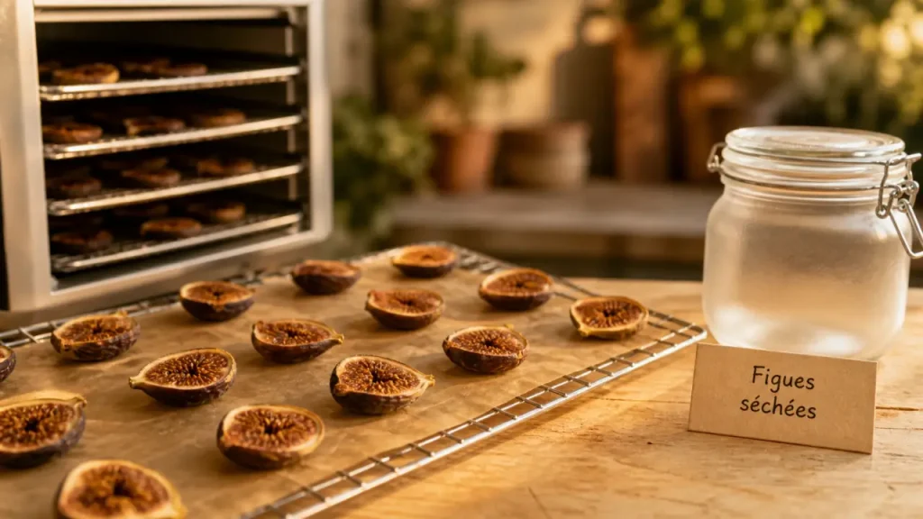 Faire sécher des figues : 55 à 60 °C et 7 jours pour éviter la moisissure