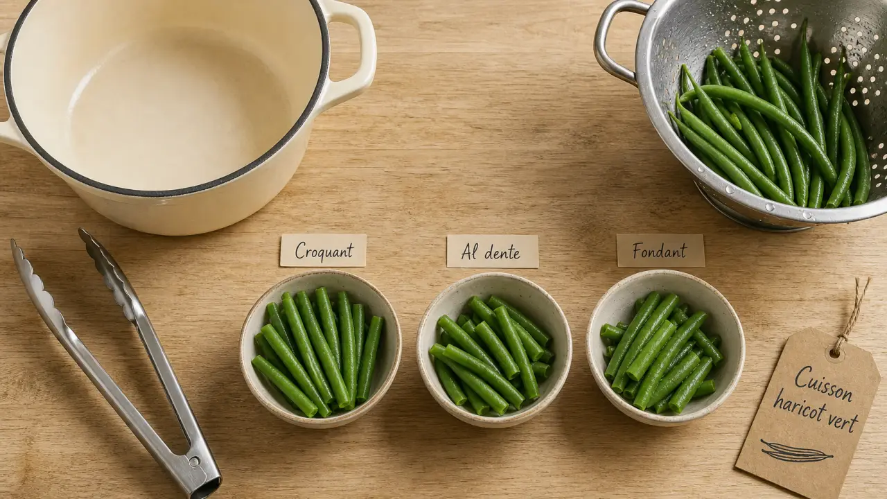 Cuisson haricot vert frais : eau bouillante, vapeur ou poêle