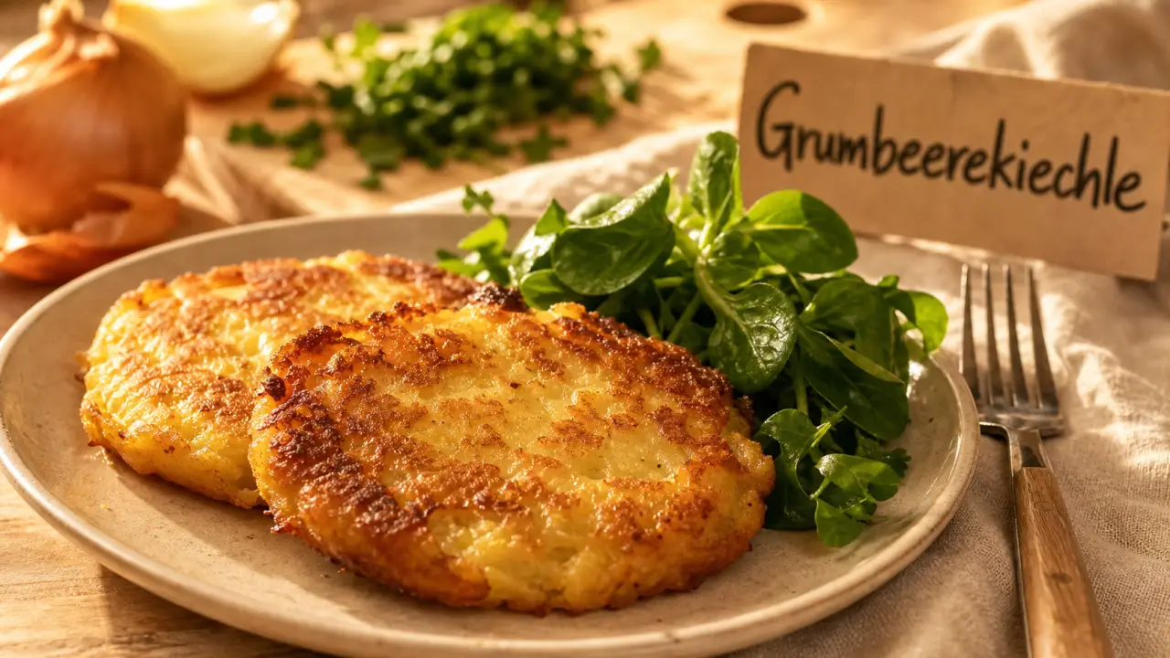 Galette de pomme de terre alsacienne croustillante, dorée