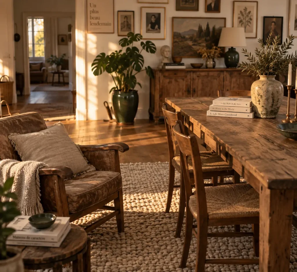 Déco maison de famille : mélanger l’ancien et le contemporain sans créer un intérieur figé