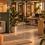 Décoration open space : zonage et cloison acoustique pour éviter le faux confort