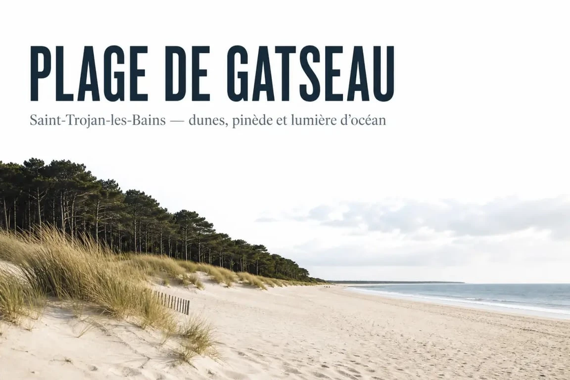 Oléron thalasso, plage de Gatseau, dunes et pinède autour de l’hôtel