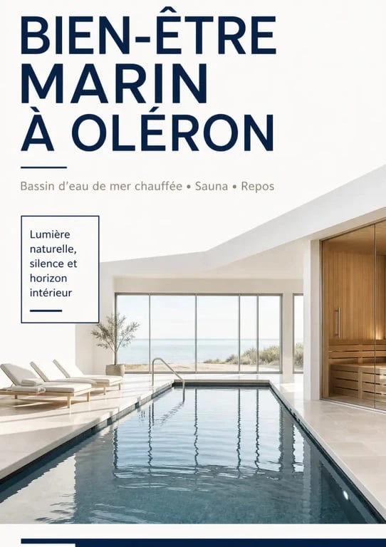 Oléron thalasso, bassin d’eau de mer chauffé et espace bien-être