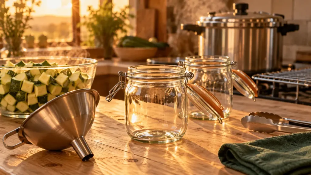 Conserve de courgettes : pourquoi le bain-marie ne suffit pas au naturel