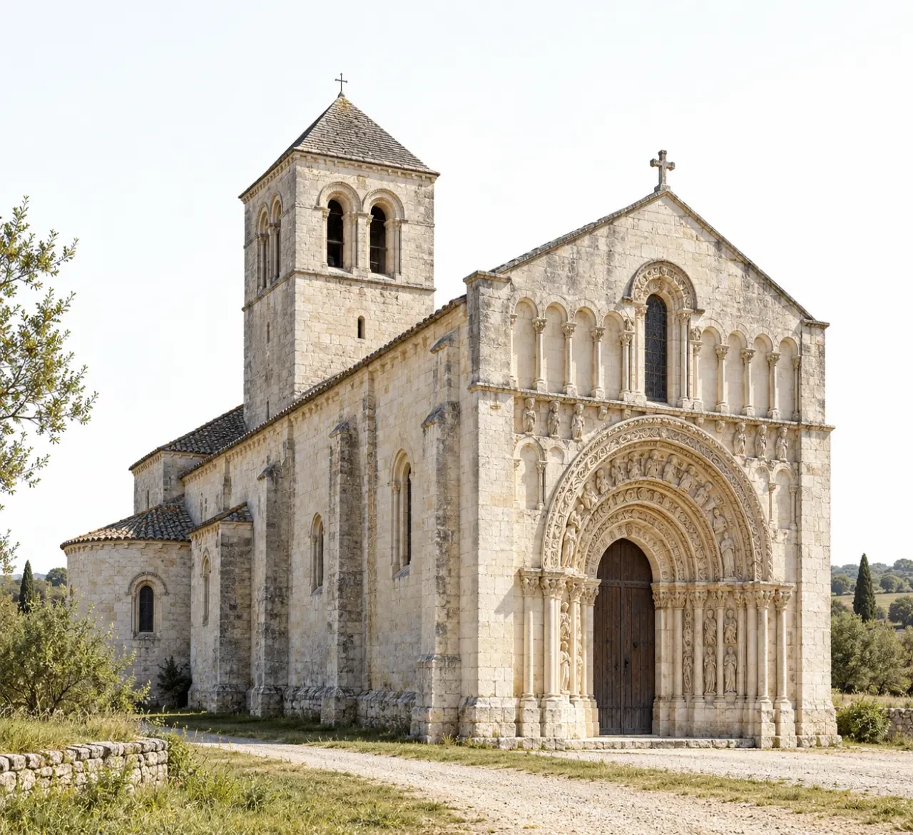 Église romane Saint-Pierre d'Aulnay dans les val de saintonge