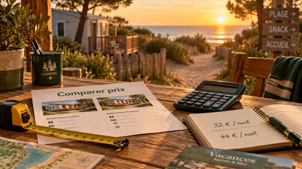 Mobil home location pas cher Charente Maritime : dès 32 € et comparer les frais