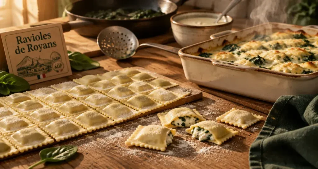 Raviole de Royans : 48 carrés, une pâte fine et une cuisson douce