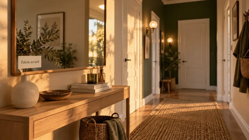 La bonne couleur rend l’entrée plus accueillante, sans sacrifier la lumière
